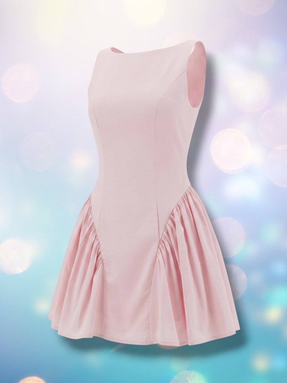Peppermayo Pale Pink Sleeveless Mini Dress